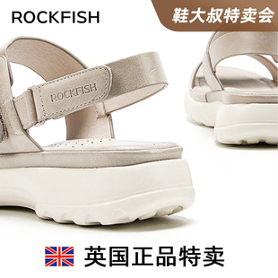 运动休闲绑带女士厚底凉拖鞋 Rockfish英国正品 凉鞋 女春夏新款 外穿