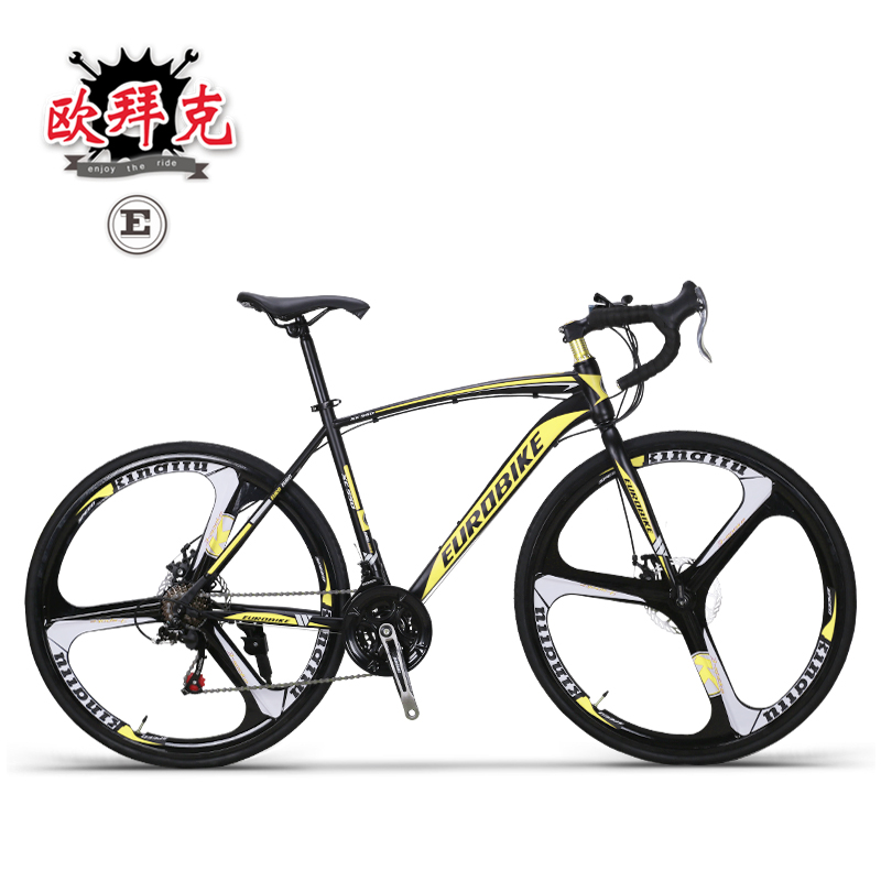 欧拜克 公路车XC550男女款公路自行车前后碟刹21/27速公路竞速车