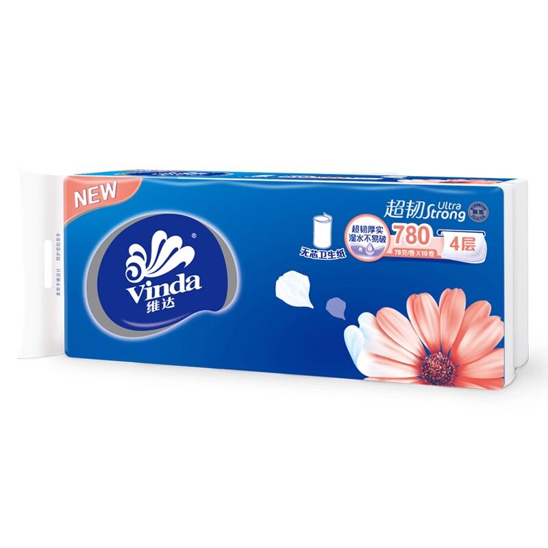 维达无芯卷纸大卷卫生纸抽实惠装厕所纸巾家用厕纸手纸整箱家庭装