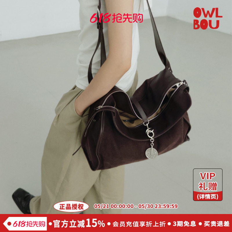 the pleasure molecule漫游包30/40 TPM牛皮单肩斜挎老钱风大容量