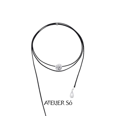 ATELIERSO倪索 24AW KARAT 系列-克拉925银球蜡绳项链