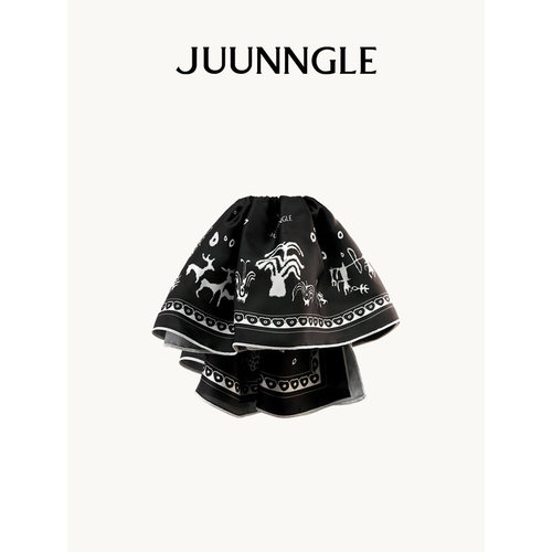 JUUNNGLE/洲谷方形发圈女小众原创轻奢高级感2025秋冬新款礼物潮