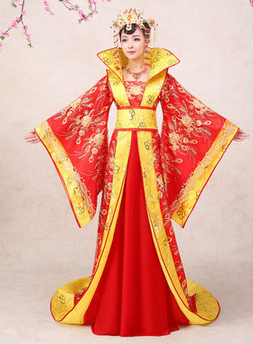 古装古风红色大码唐朝公主唐制汉服女款2024新款改良大码胖mm贵妃