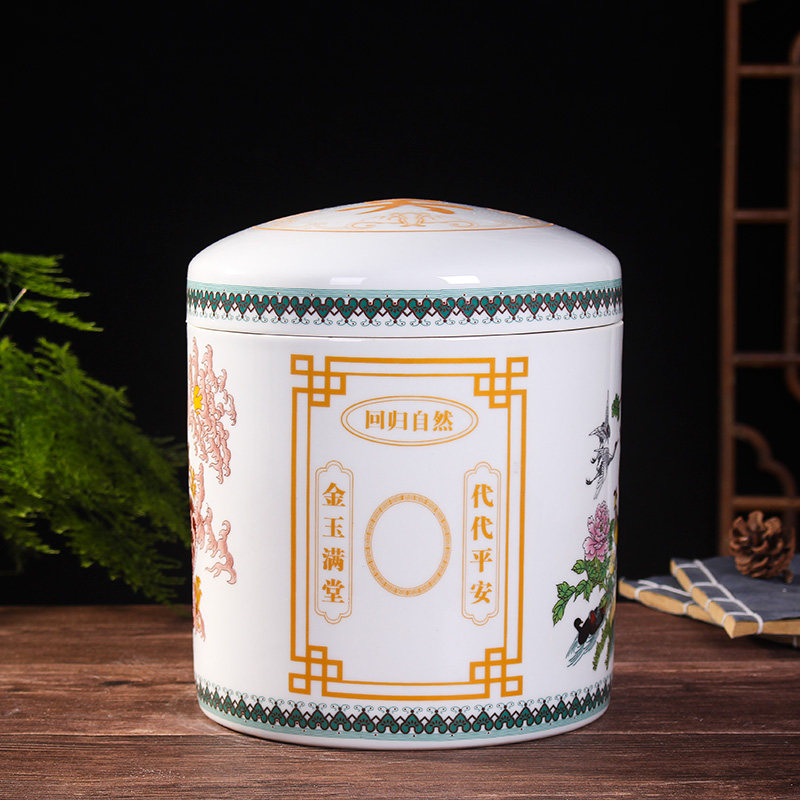 宠物骨灰盒大中小号防潮景德镇陶瓷骨灰罐坛子寿盒棺材殡葬捡骨坛,商业/办公家具,骨灰盒,淘宝优惠券,粉丝福利购,淘宝优惠卷