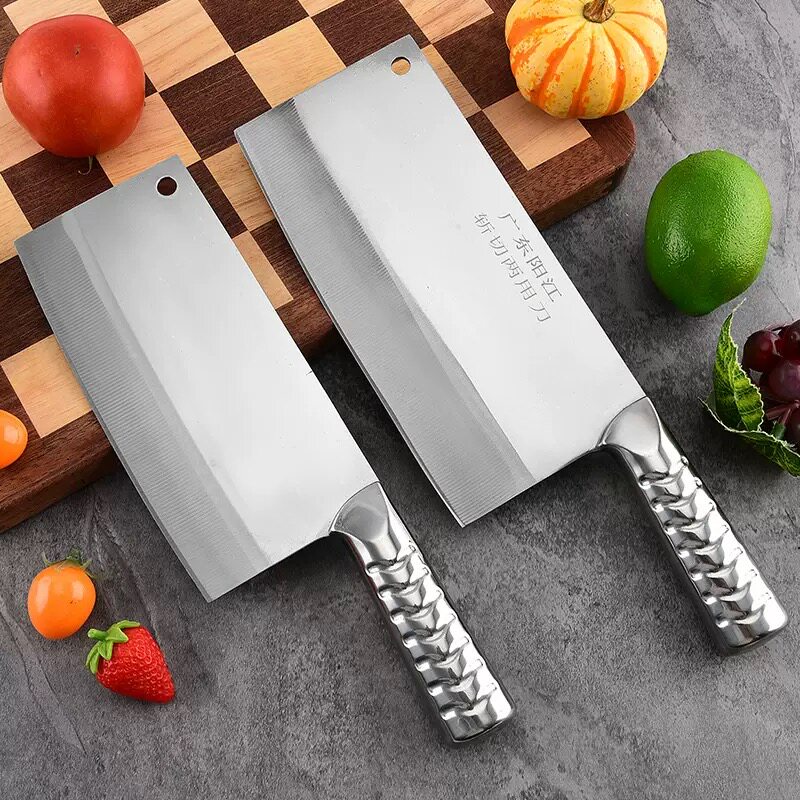 不锈钢菜刀家用刀具斩切两用全钢刀厨房砍骨切片两用刀厨师专用刀
