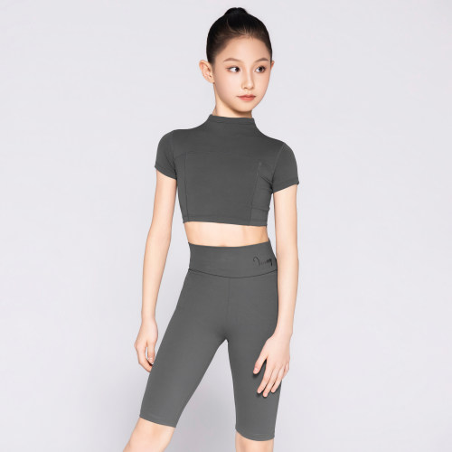 薇妮舞美女童拉丁舞蹈运动服套装