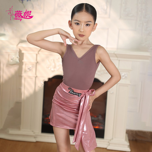 venny拉丁舞服新款女童训练服