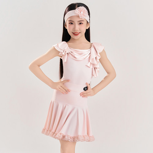 薇妮舞美拉丁舞服新款女童练功服