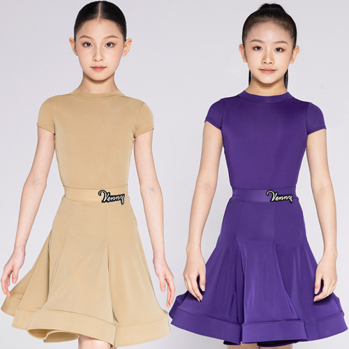 薇妮舞美拉丁舞女童比赛规定服
