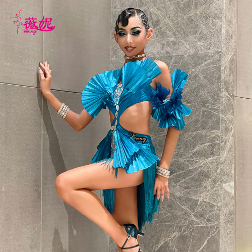 薇妮拉丁舞连体比赛服