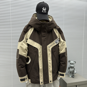 2025新标90白鸭绒户外派克高品质连帽羽绒服SY009P270图片