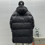 2025新标90白鸭绒泼墨袖中长款连帽加厚羽绒服SY888P330，男装羽绒服，钱塘735