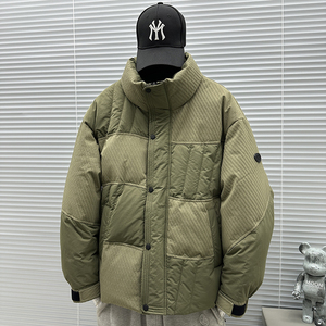 2025新标90白鸭绒加厚拼接高品质立领羽绒服SY003P260