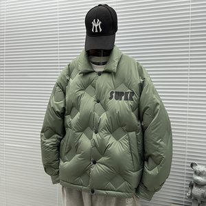 2025新标90白鸭绒加厚小翻领情侣百搭款羽绒服SY005P180图片
