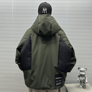 2025新标90白鸭绒户外潮牌短款连帽羽绒服男H908P435 699图片