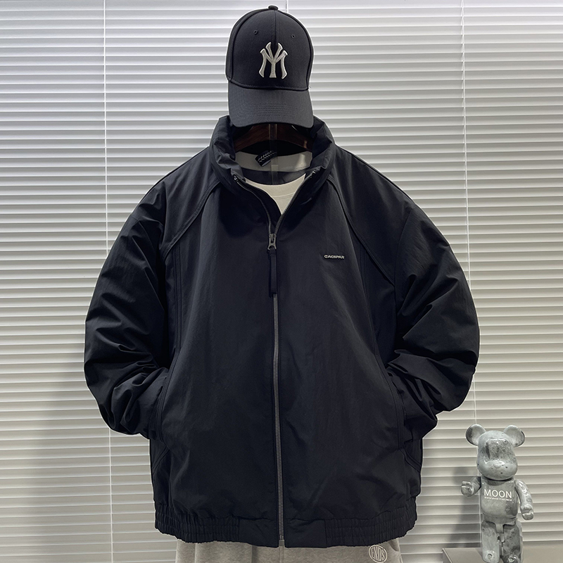 2025新标90白鸭绒极简风短款立领羽绒服男88033P210，男装羽绒服，钱塘735