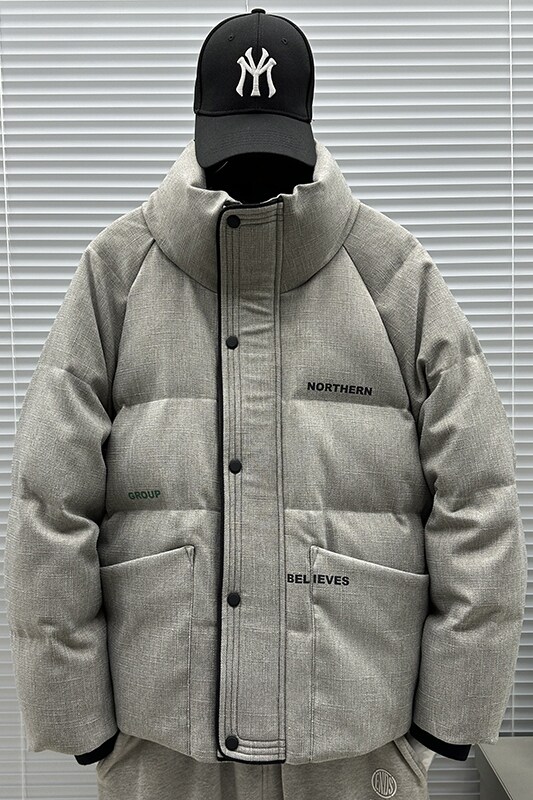 2025新标90白鸭绒小香风加厚立领高品质羽绒服SY002P240,男装羽绒服,钱塘735