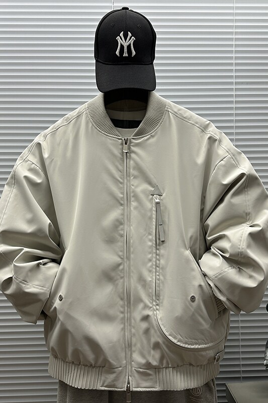 2025新标90白鸭高品质极简风棒球服短款羽绒服男8958P315,男装羽绒服,钱塘735