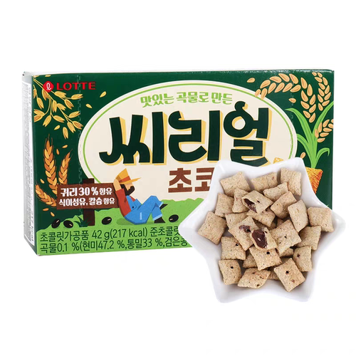 休闲食品韩国乐天粗粮夹心饼干
