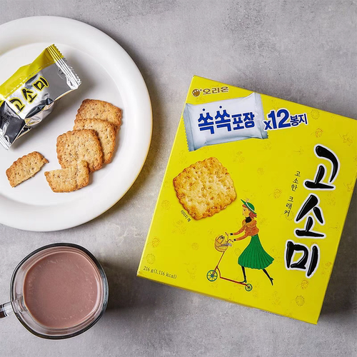 韩国进口216g大盒香甜酥脆饼干