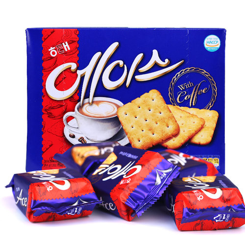 海太韩国ace364g大盒咸饼干