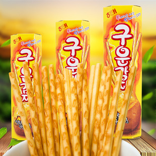 海太原味碳烤薯條27g炭烤小薯棒烤土豆條網紅小吃 韓國進口零食品