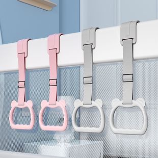 宝宝学站立拉环游戏围栏儿童学步护栏专用手拉环吊环锻炼臂力益智