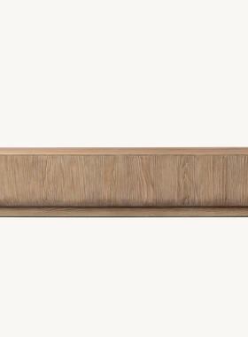 RH Ciro Plinth Coffee Table美式轻奢茶几角几咖啡桌方几泡茶几