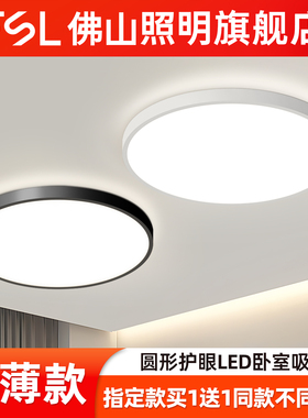 佛山照明led圆形卧室灯现代简约温馨房间吸顶灯具灯饰36W