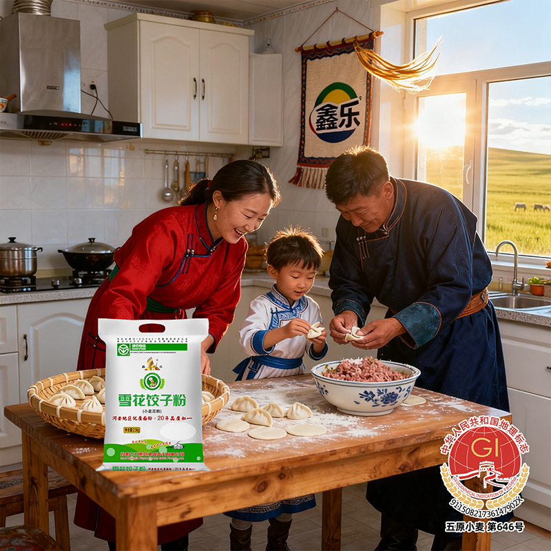 鑫乐内蒙古河套平原饺子粉无添加