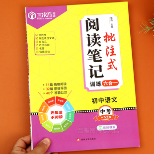 【视频讲解】中考九年级语文批注式阅读理解笔记人教版专项核心考点答题模板解题技巧初三同步课内外思维导图公式法阅读答题模版