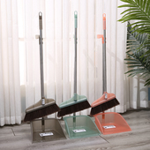 扫把簸箕套装 软毛扫把垃圾铲扫帚组合家用塑料笤帚畚斗不沾头发