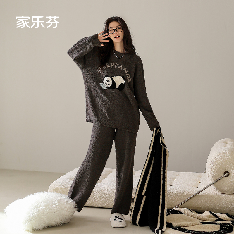 【商场同款】家乐芬女半边绒睡衣