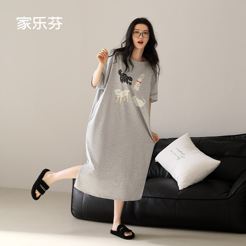 【商场同款】家乐芬睡裙莫代尔棉图片