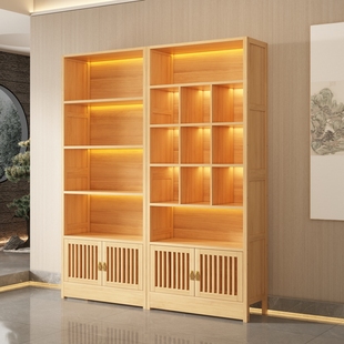 实木工艺品荣誉证书展示柜奖杯奖牌展架办公室精品摆件陈列柜货柜