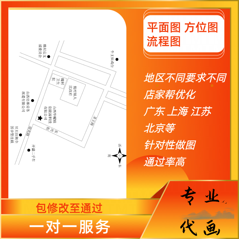 代画商铺尺寸图平面图绘制店铺办理食品卫生许可证平面布局CAD图
