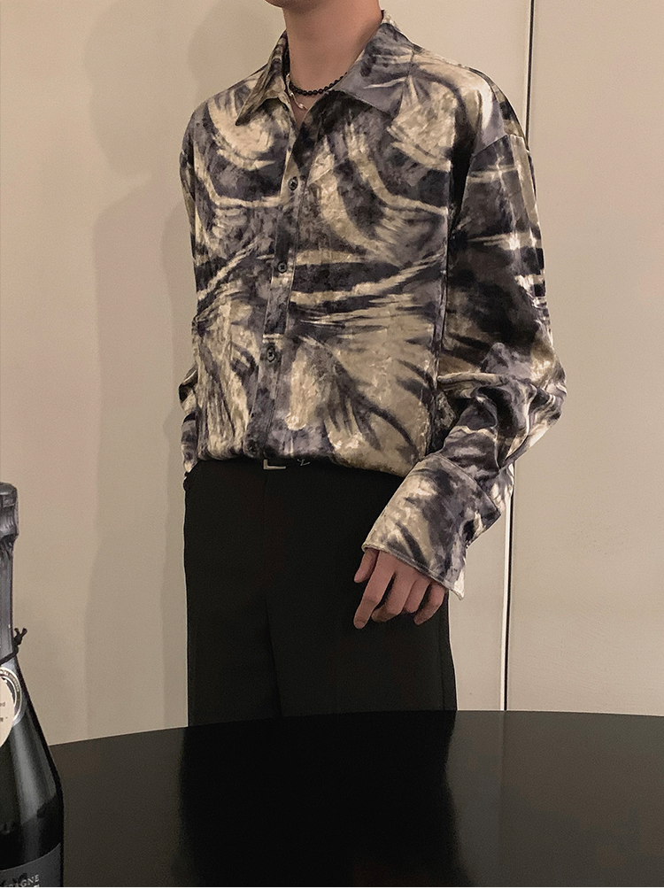 高级感长袖休闲衬衣阿茶与阿古