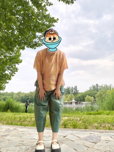 罗绮者100%桑蚕丝幻彩双宫花苞裤显瘦南瓜裤100%丝螺钿宋锦上衣