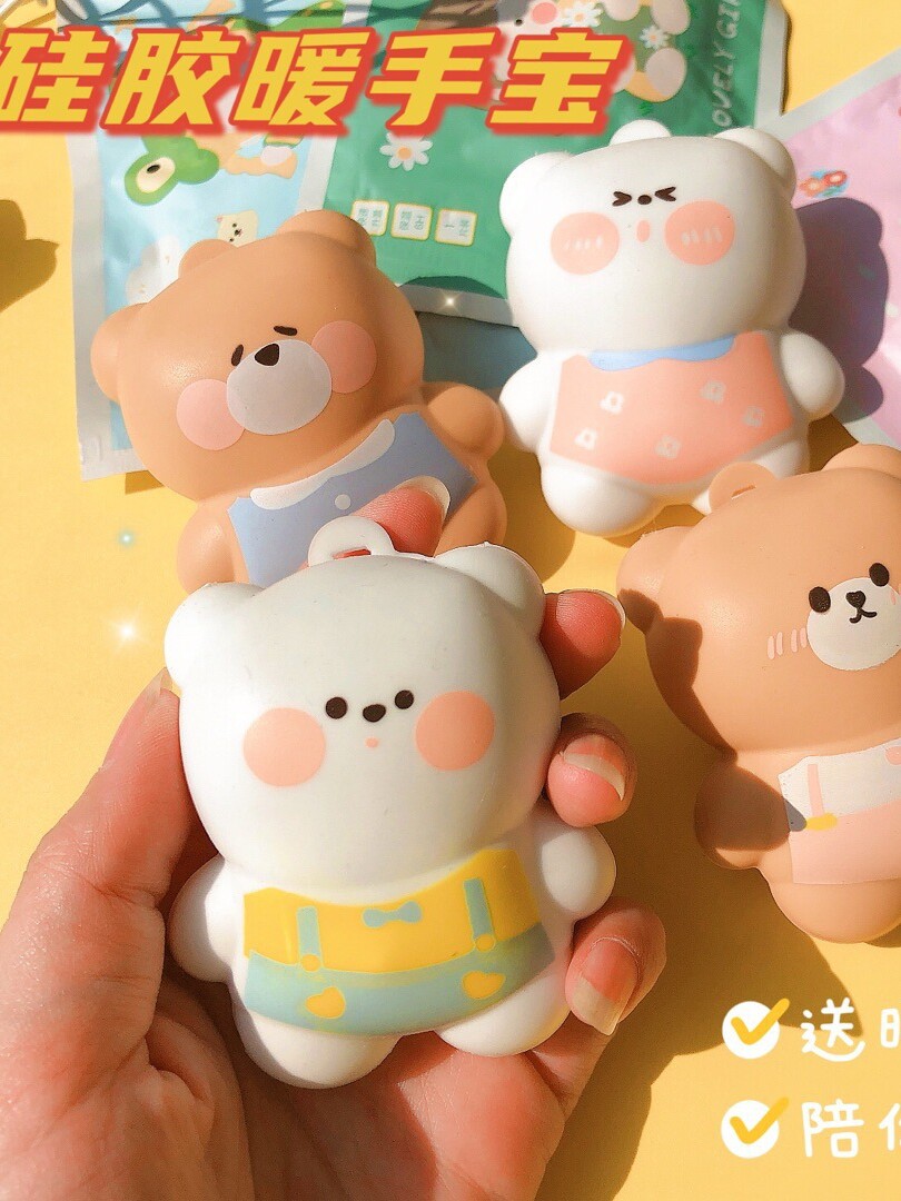 겨울 실리콘 새로운 귀여운 손 따뜻하게 휴대용 미니 자체 가열 손 따뜻하게 계란 교체 코어 베이비 워머