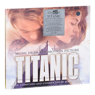 电影原声带 泰坦尼克号 25周年限量绿胶黑胶彩胶2LP 进口欧版