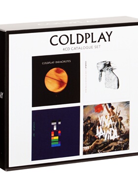【进口欧版】Coldplay 4CD Catalogue Set酷玩乐队2000-2008专辑