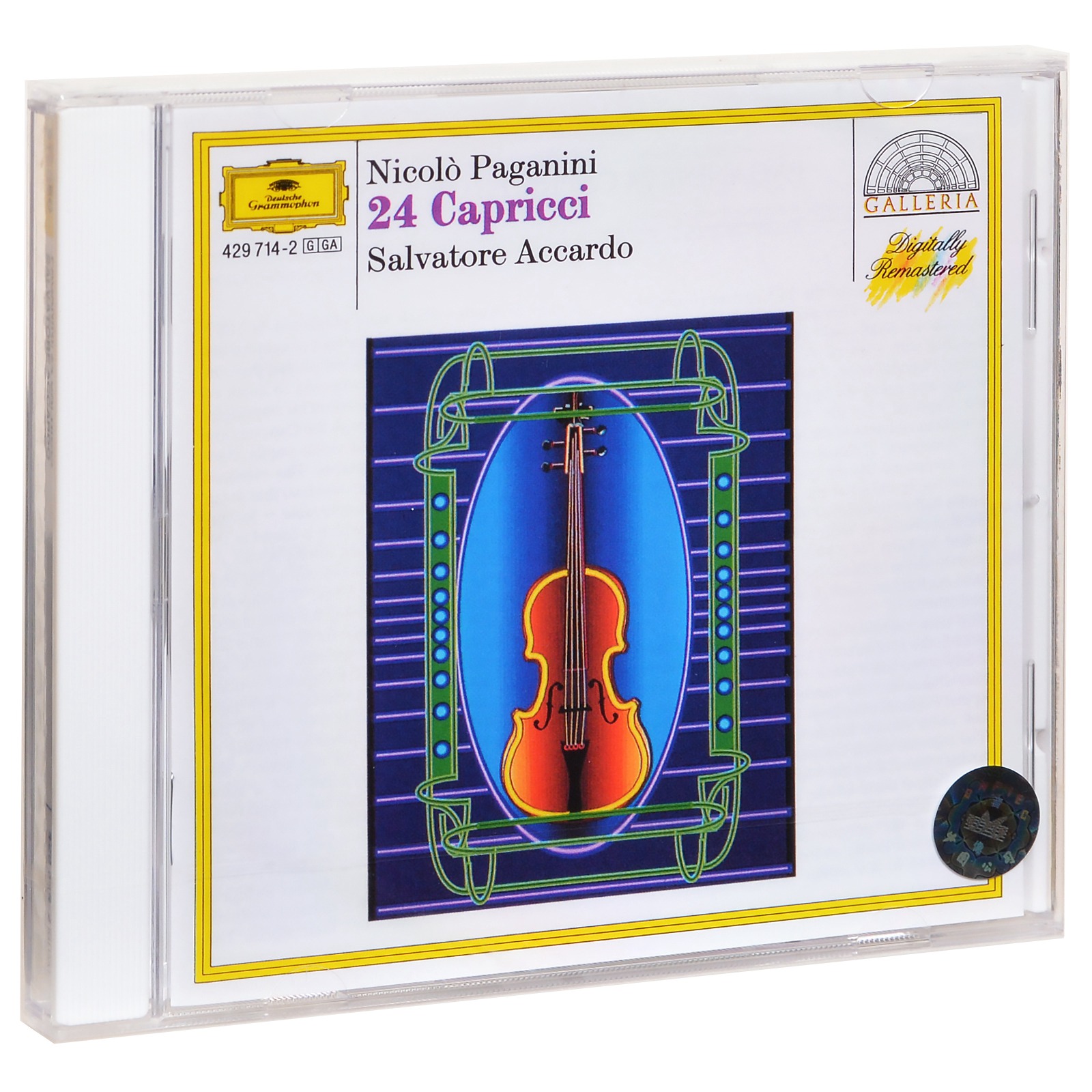 【进口德版】阿卡多小提琴演奏 帕格尼尼24首随想曲 古典CD