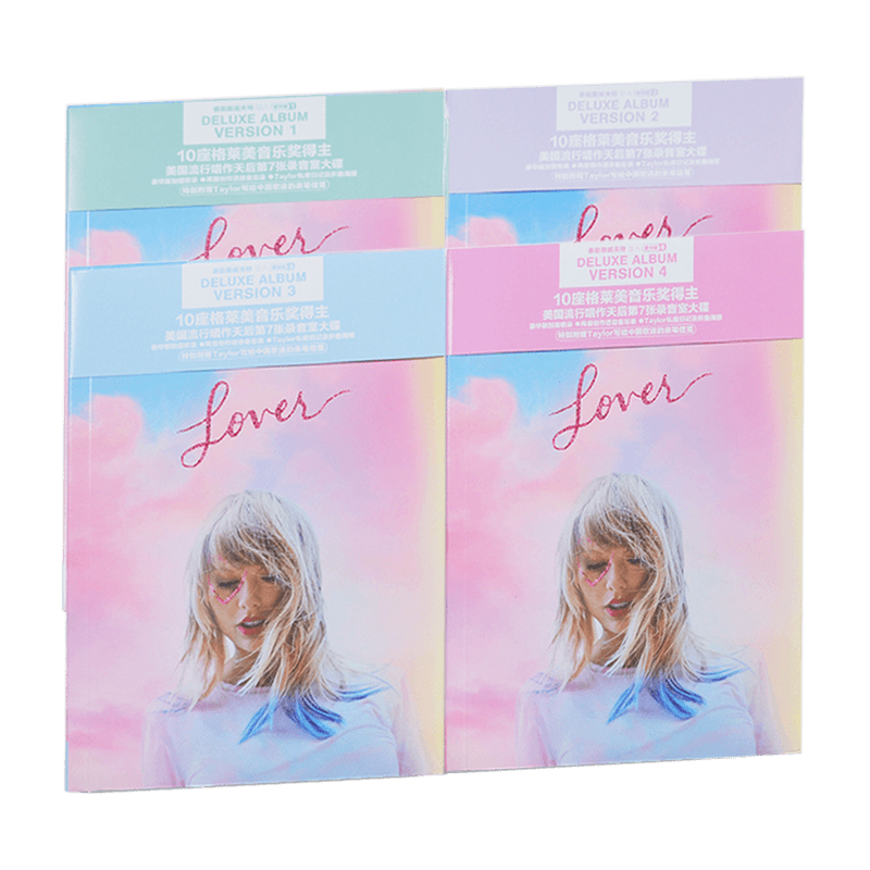 正版 霉霉泰勒斯威夫特 豪华版Taylor Swift Lover 4CD+海报+笔记