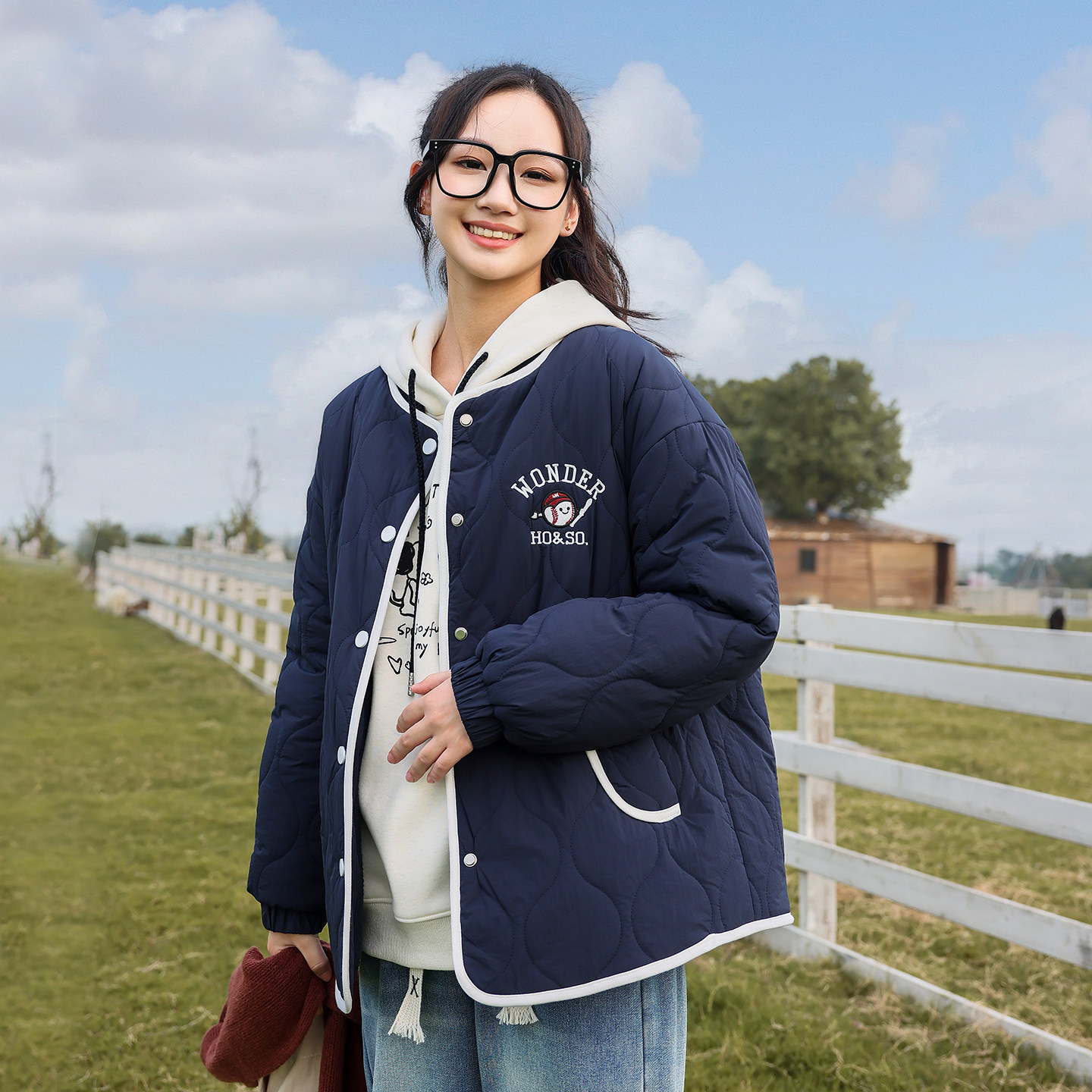 初中生棉衣外套秋冬款2025新款少女宽松夹棉加厚洋气高中学生棉服,女装/女士精品,棉衣/棉服,淘宝优惠券,粉丝福利购,淘宝优惠卷