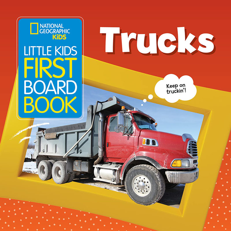 【现货】英文原版 Little Kids First Board Book Trucks 小孩子一本书卡车 亲子共读卡车故事图画书启蒙认知学习儿童英语绘本书籍