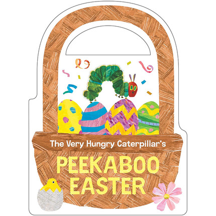 【预售】英文原版 The Very Hungry Caterpillar's Peekaboo Easter 饥饿的毛毛虫的复活节躲猫猫 World of Eric Carle 儿童书籍