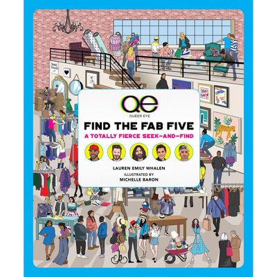 【预售】英文原版Queer Eye: Find the Fab Five A Totally Fierce Seek-and-Find酷儿之眼:寻找神奇五侠:一场激烈的寻人游戏书籍
