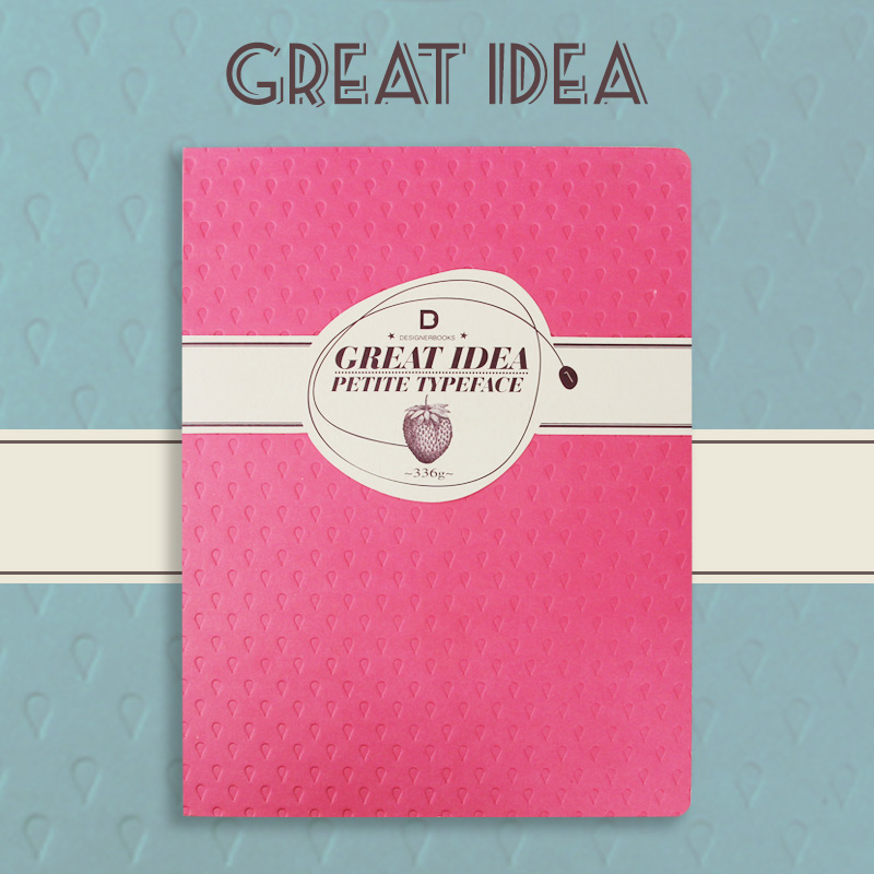 现货书籍卡片招贴平面字体