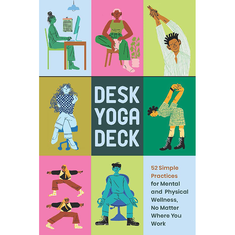 【预售】英文原版 Desk Yoga Deck桌边瑜伽 Chronicle Darrin Zeer提供平易近人的伸展运动和健康练习保健书籍