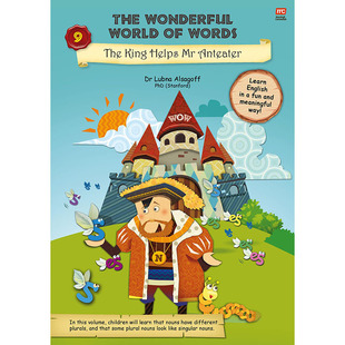 【现货】英文原版 Wow V9 The King Helps Mr Anteater 国王帮助食蚁兽先生 儿童英语故事书单词互动启蒙英语阅读素养儿童语言学习
